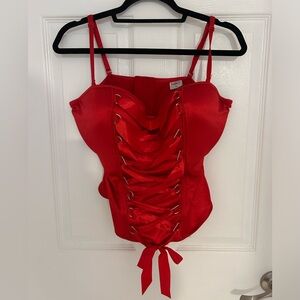 Corset top from spirit Halloween